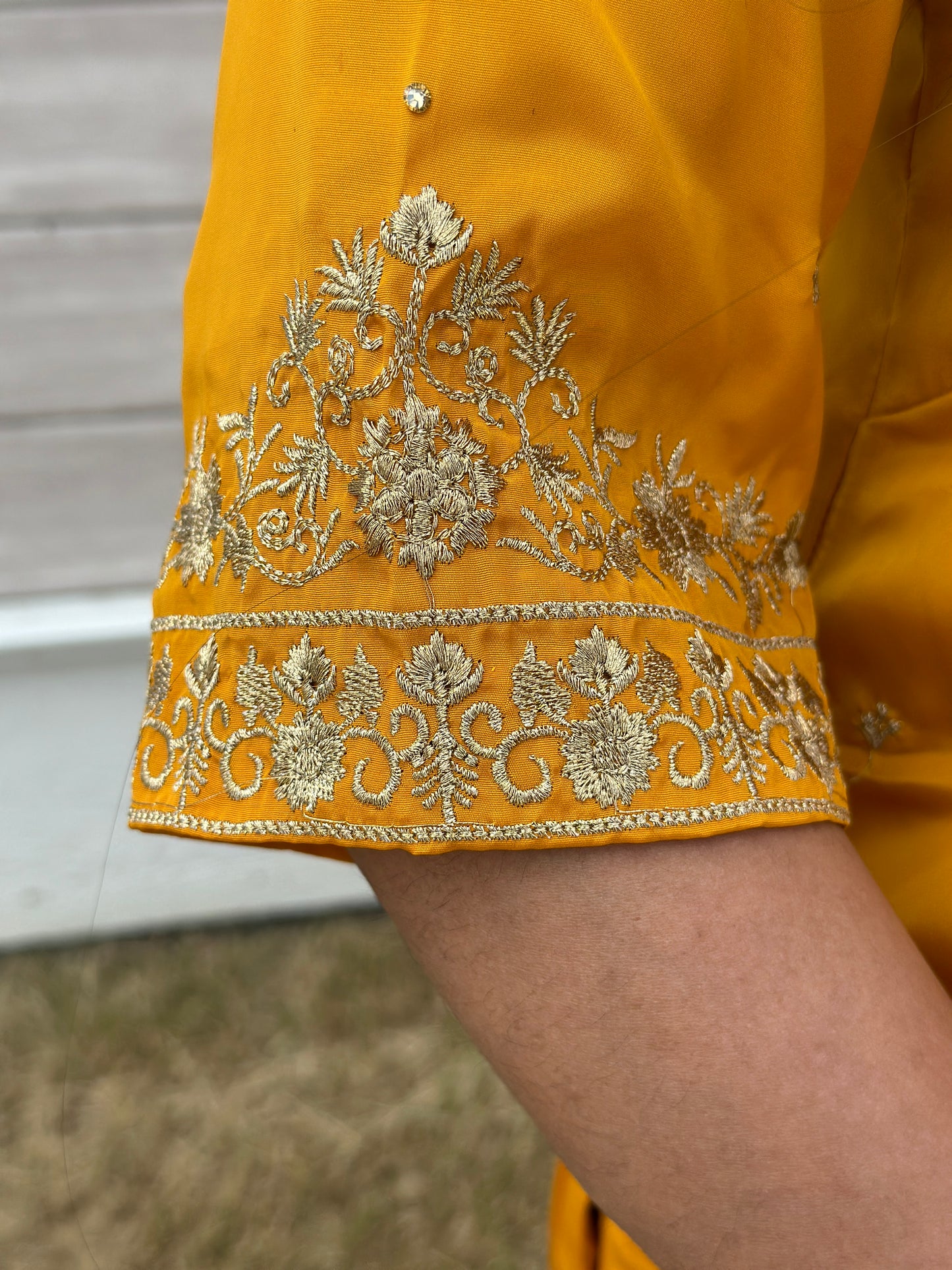 Mustard Salwar suit