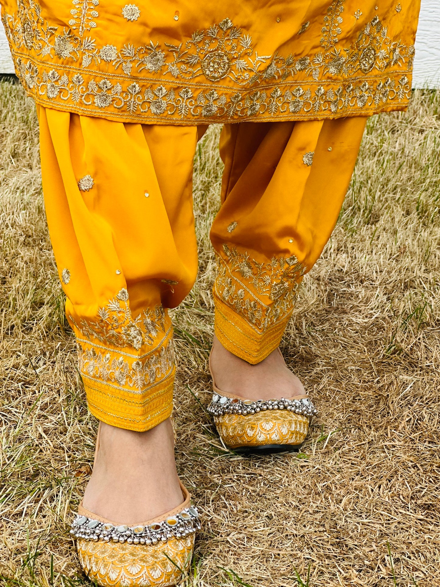 Mustard Salwar suit