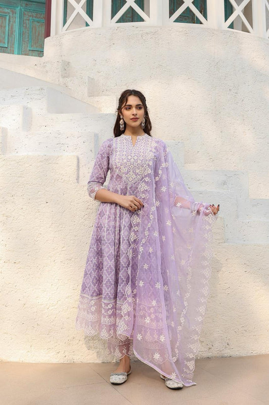 Organza Anarkali